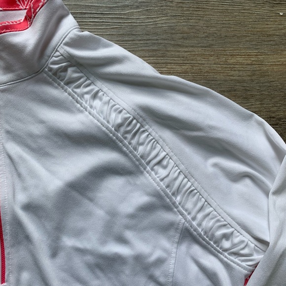 Pebble Beach Dry Luxe Performance White Lightweight Quarter Zip Long Sleeve L - Picture 2 of 7